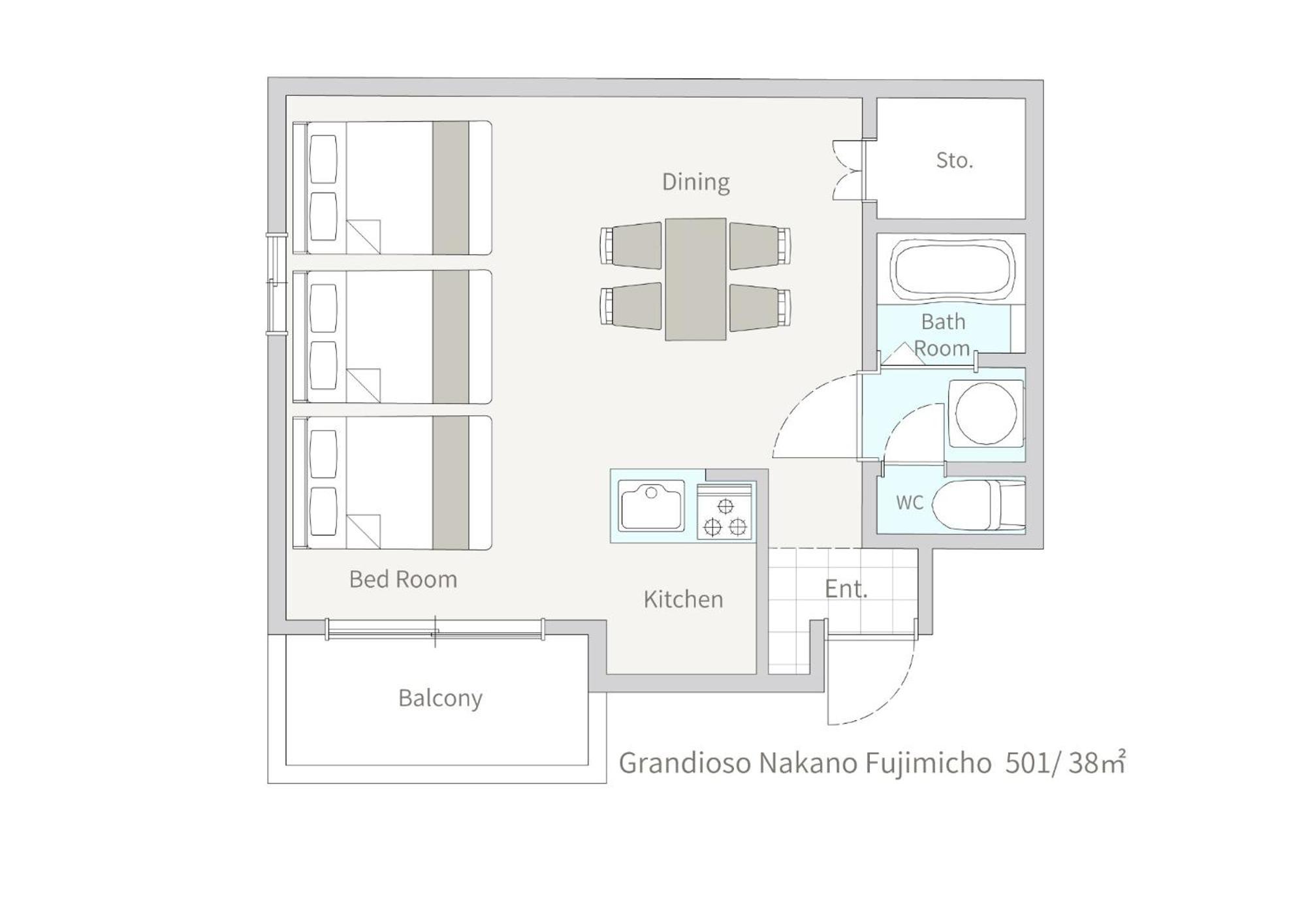 Green House Nakano Fujimicho - Vacation Stay 65983V Tóquio Exterior foto